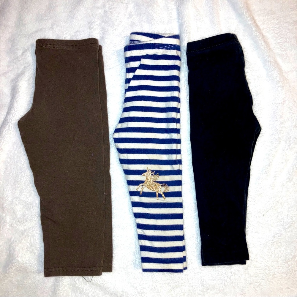 Cat and Jack Leggings Girl 18 months 3 pairs